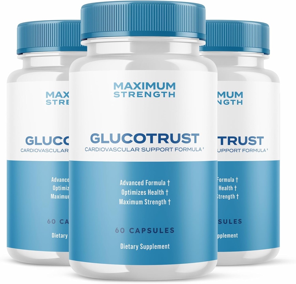 Κιβωτός Labs (3 Συσκευασία) Glucotrust Advanced Formula Συμπληρωματικές κάψουλες - Gluco Trust Max Καψάκια μέγιστης αντοχής χάπια συμπλήρωμα στήριξης (180 κάψουλες)
