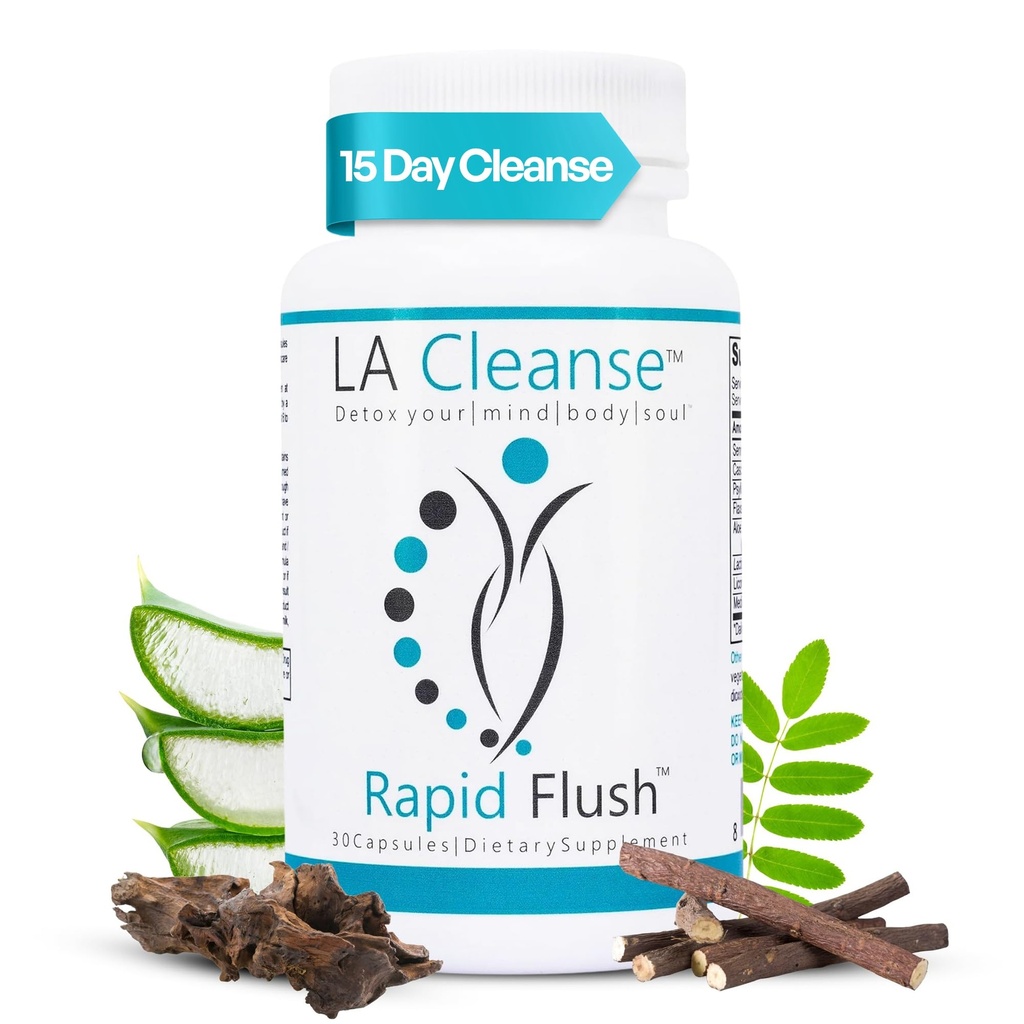 15 Ημέρα Καθαρισμός και Detox - Γρήγορο Flush 15 Ημέρα Καθαρισμός Gut για Detox, Colon Cleanse, Colon Broom Gut Υποστήριξη - Ενισχύστε Διέγερση με Cascara Sagrada, Senna Leaf, Psyllium Husk - Κάψουλες 30 Μέτρα