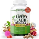 Liver Health Formula, Liver Cleanse Detox & Repair with Artichoke Extract, Milk Thittle, Dandelion και άλλα για την υγεία του ήπατος - συμπλήρωμα στήριξης του ήπατος 30 ημέρες προσφοράς (1)