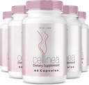 rize labs (5 Pack) Cellinea - χάπια Cellinea, κάψουλες Cellinea για υγιές δέρμα, Cellinea για την ενίσχυση της ενυδάτωσης του δέρματος, Cellinea All-Φυσικό συμπλήρωμα διατροφής,Cellinea Κριτικές (300 κάψουλες)