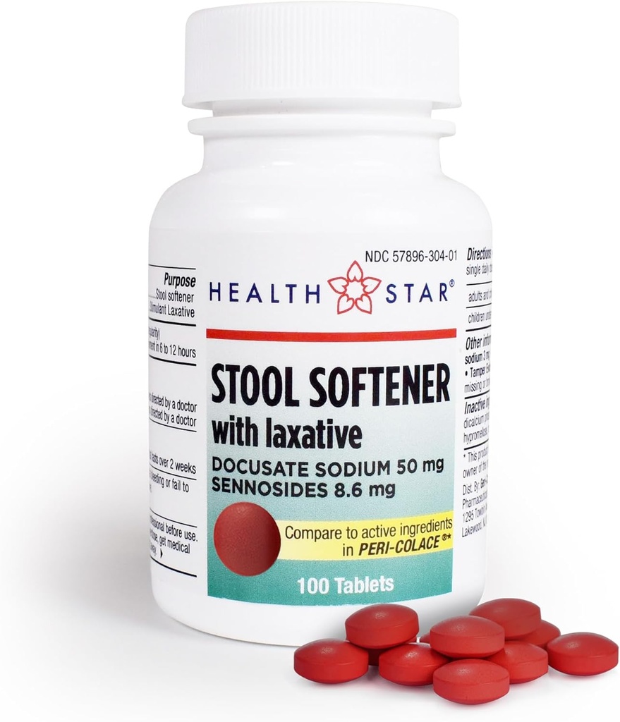 GeriCare Senna Plus Laxative & Stool Αποσκληρυντής Δισκία 50mg / 8.6mg Αντοχή Φυσικό φυτικό διεγερτικό Laxative 