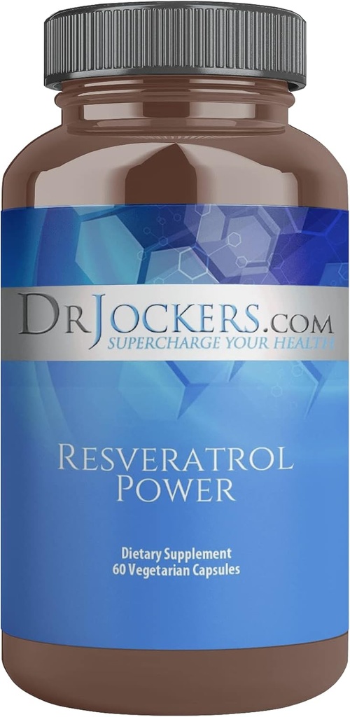 Resveratrol Power από τον Δρ Jockers, με ανοσοποιητική υποστήριξη, κατά της γήρανσης, σημαντικό για την υγεία του δέρματος, Trans Resveratrol, 200 mg, 60 ημέρες προσφοράς