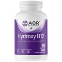 AOR, Hydroxy B12, υποστηρίζει καρδιοαγγειακή υγεία, νευρική λειτουργία και αποτοξίνωση, συμπλήρωμα διατροφής, Vegan, 60 μερίδες (60 lozenges)