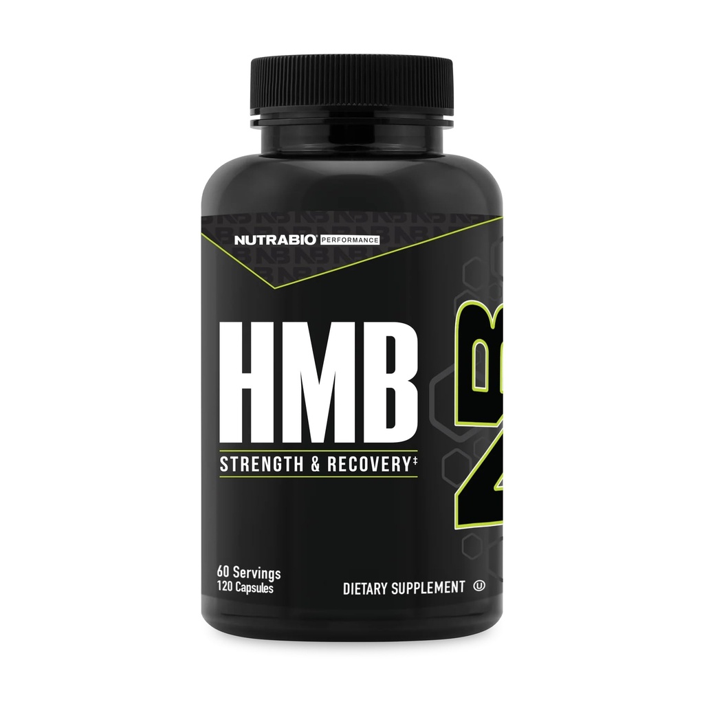 NutraBio HMB συμπλήρωμα, Amino Acid Hmb, HMB συμπληρώματα για άνδρες, HMB 1000mg- 120 κάψουλες