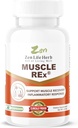 ZEN LIFE HERB Μυϊκό REX - Κοινή, Μυϊκό & Νεύρο Υποστήριξη - Χαλαρώστε Aches & Χρόνια Δυσφορία Plant-Based συμπλήρωμα (60 Κάψουλες)