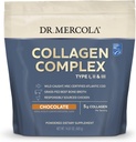 Dr. Mercola Collagen Complex Powder - Υποστηρίζει την ελαστικότητα του δέρματος & κοινή λειτουργία - Multi-Πηγή Collagen Τύποι I II III - 10.89 oz (30 υπηρεσίες) - Σοκολάτα