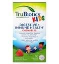 Προβιοτικά Trubiotics για τα παιδιά Digestive & Immune Health Support, Sugar-free μασώμενα παιδιά Probiotic για να βοηθήσει να διατηρηθεί μια υγιής κοιλιά, φυσική γεύση φράουλας, 30 δισκία
