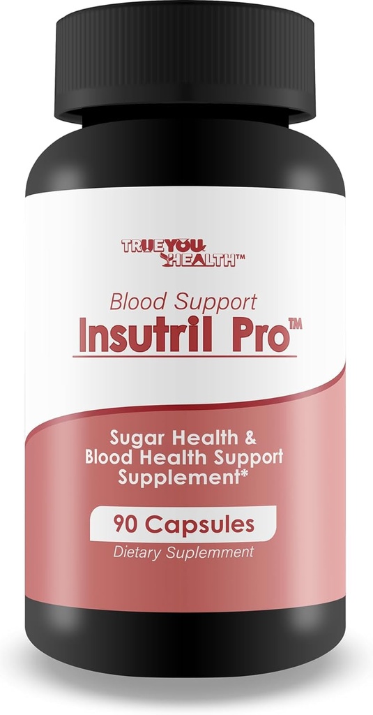Blood Support Insutril Pro - Our Best Sugar Health & Blood Health Support Supplement - Circulatory Health Support - Blood Balance Blood Boost Blood Circulation Supplements - Health Blood Balance Pills
