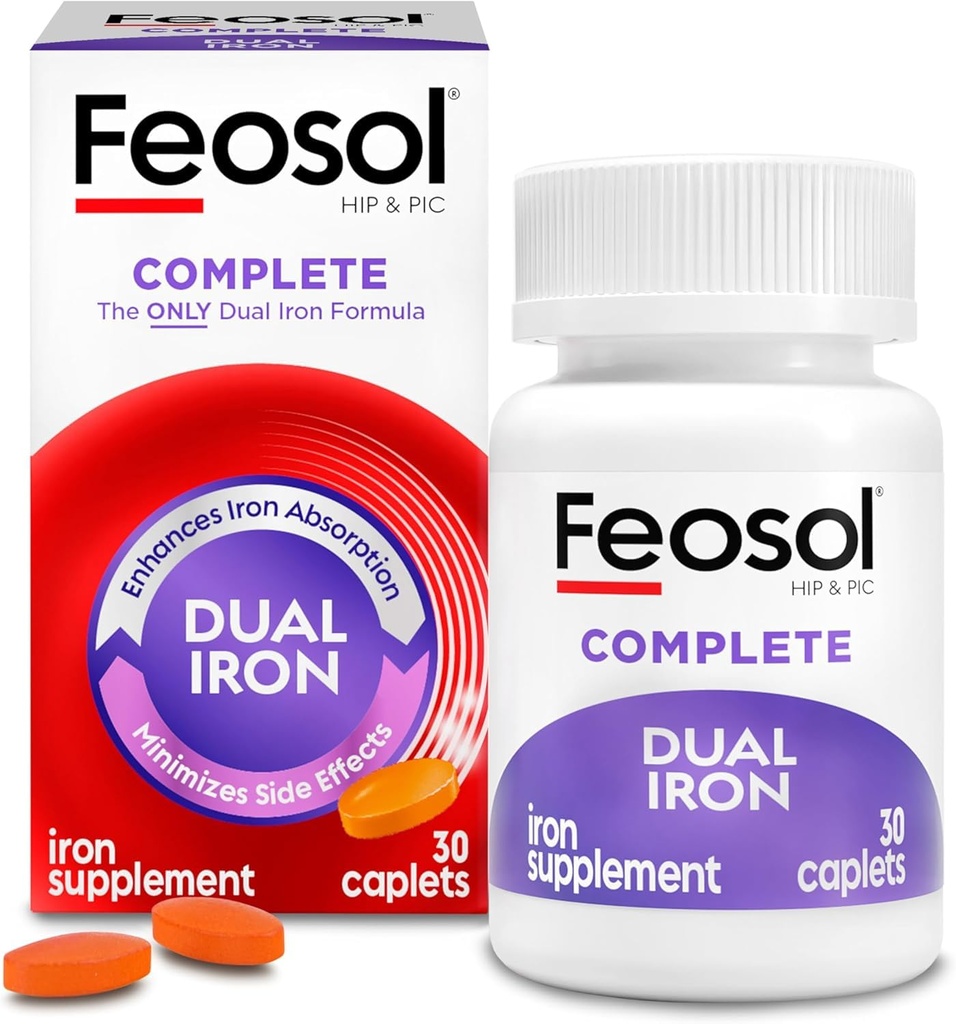 Feosol Πλήρης με Bifera Iron 30 Caplets (3 Pack)