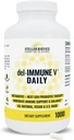 Del-Immune V® Daily by Stellar Biotics, All-Natural Immune Support & Gut Health, Inmmediat Care, Metabiotic: NextGen Probiotic Therapy (1000 Caps)
