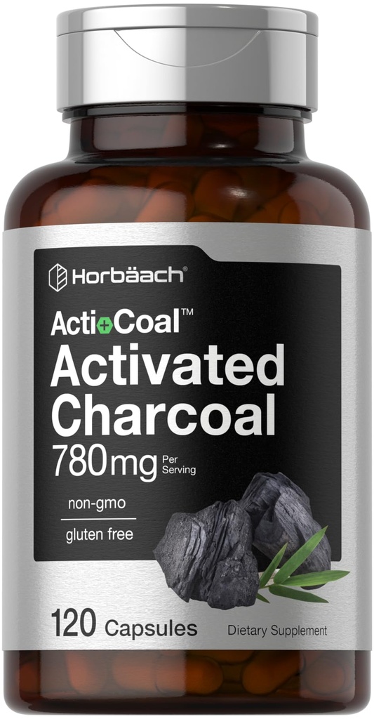Horbäach Charcoal Pills 780mg 