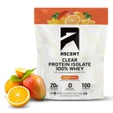 Ανύψωση 100% Clear Whey Protein Powder - Post workout, Zero Artificial Flavors & Sweeteners, Gluten Free, 5.5g BCAA, 2.1g Leucine, Essential Amino Acids, Orange Mango, 20 εξυπηρετούν