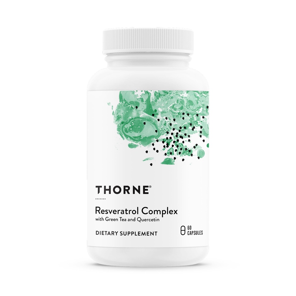 THORNE - Πολυρεσβερατρόλη-SR - Trans-ρεσβερατρόλη συμπλήρωμα για την υγιή γήρανση* - 60 κάψουλες