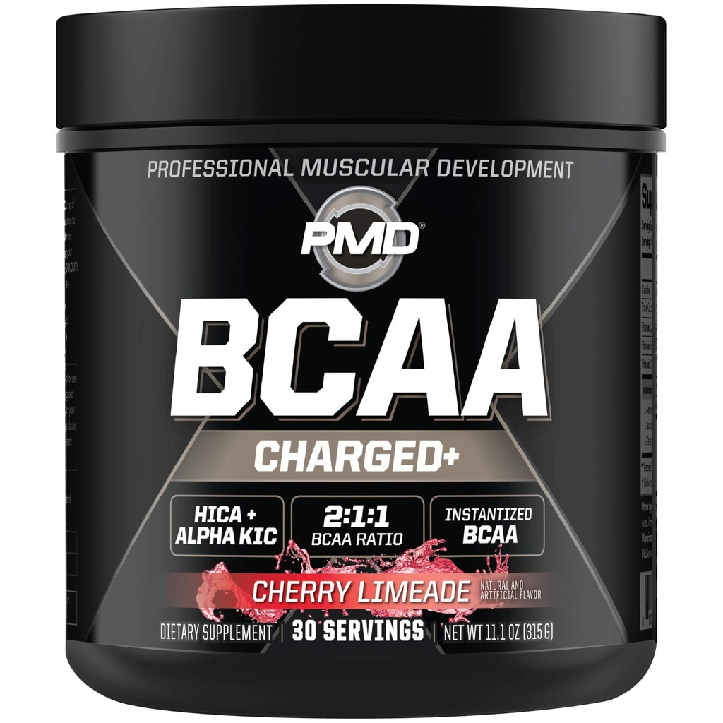 Αθλήματα PMD BCAA Φορτισμένο Delicious Amino Acid Drink Mix για την απόδοση, την ανάκτηση, την αντοχή και την ενυδάτωση - Αύξηση της λειτουργίας μυών για την προπόνηση και την καθημερινή ενέργεια – Cherry Limeade (30 υπηρεσίες)