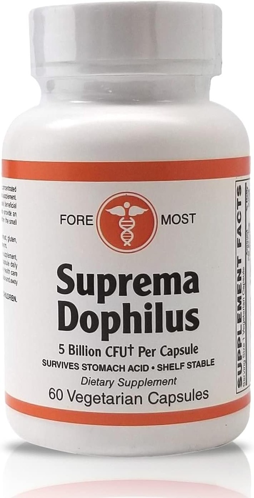 Ολιστική Υγεία Suprema Dophilus 60 κάψουλες χορτοφάγων