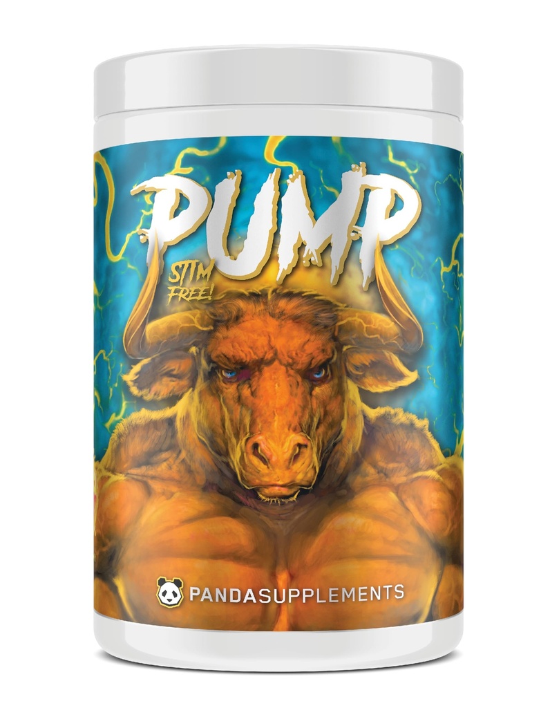 Underground Bio Labs Panda Supps Pump: Simulant-Free Pre-Workout, No-Clump Formula w/10G L-Citrulline Malate, Alpha GPC, Lions Mane,CognatiQTM, AmentoPumpTM 40 Scoops (Peach Gummy Rings)