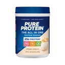 Pure Protein All-In-One Powder, Vanilla - Whey & Collagen, High Fiber, Βιταμίνες, Χωρίς Προστιθέμενη Ζάχαρη, Μη ΓΤΟ, Χωρίς Γλουτένη, 1.25lb