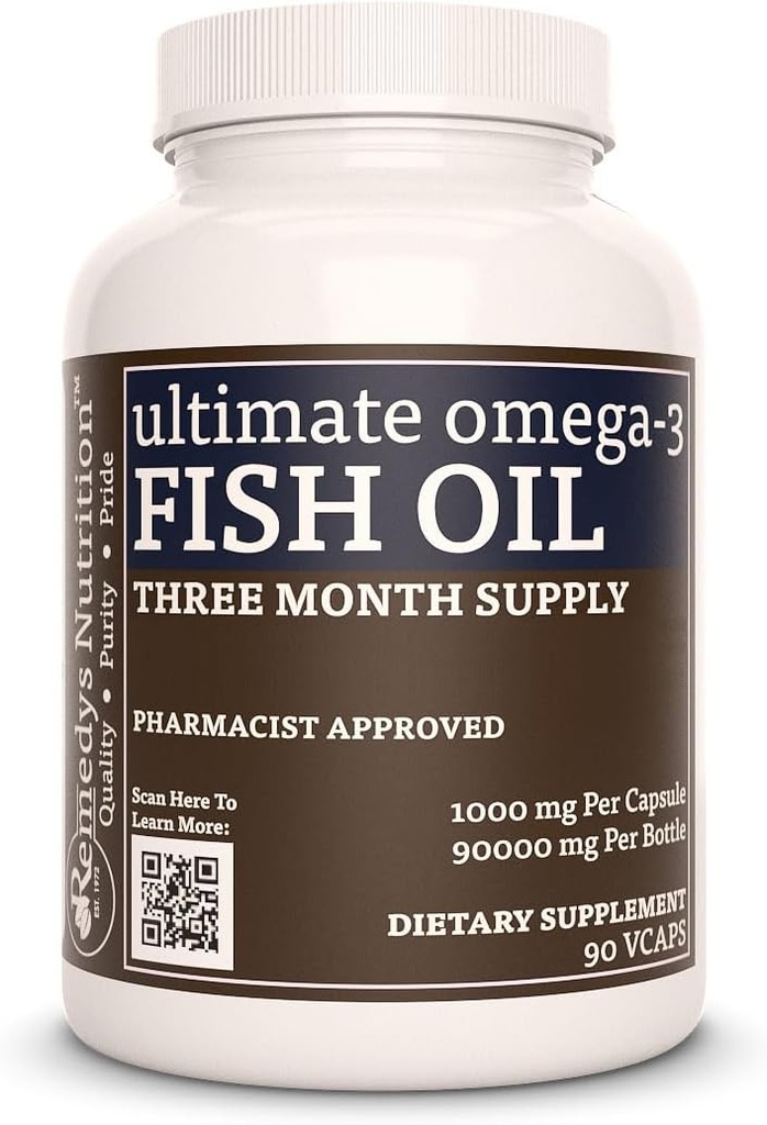 Διατροφή Remedy Ultimate Omega-3 Fish Oil 
