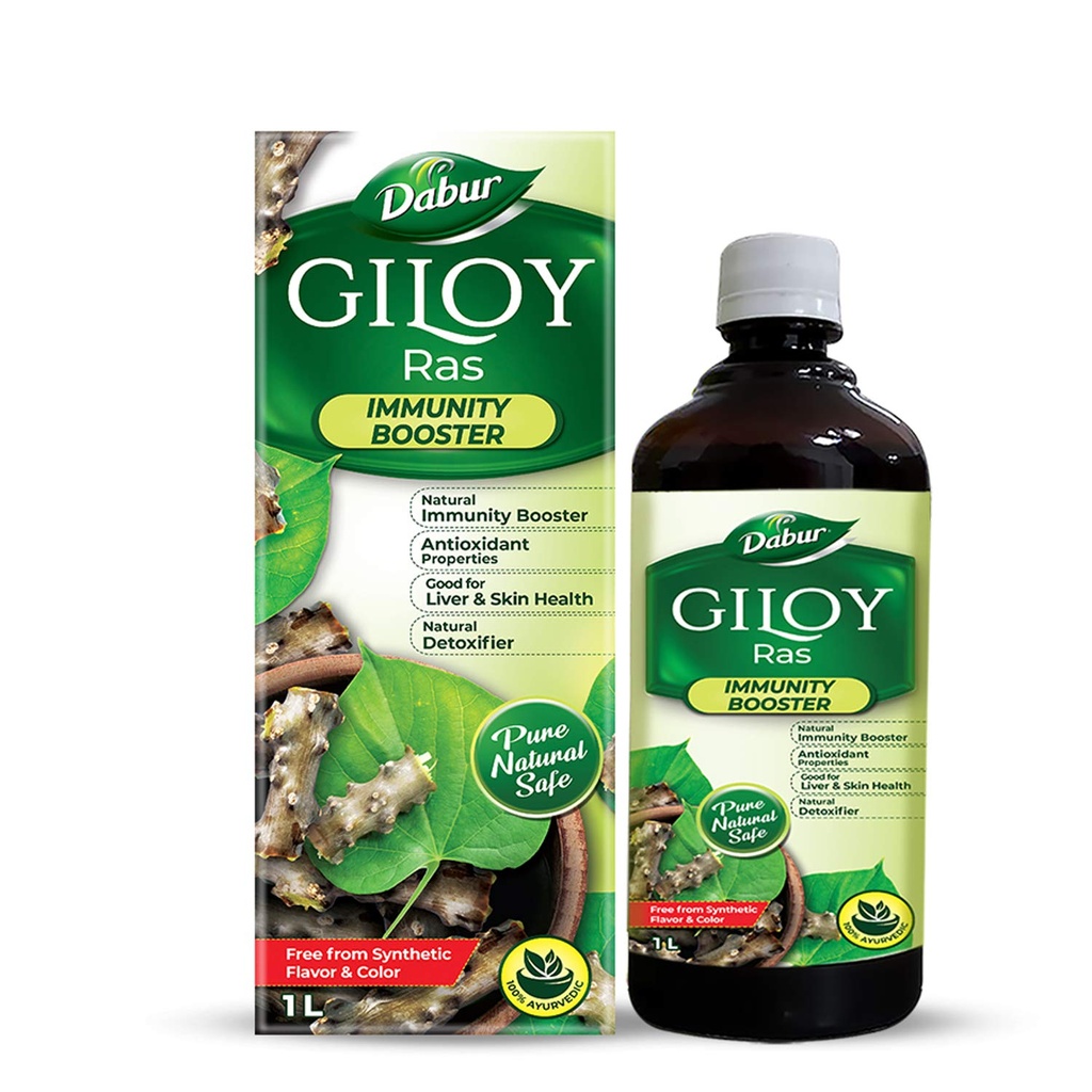 Αναμνηστικό χυμό Dabur Giloy με φυσική πηγή αντιοξειδωτικών - 1 L