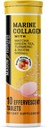 MASON NATURAL Marine Collagen with Matcha Green Tea, Turmeric and Biotin - Healthy Hair, Skin and Nails and Joints, Powerful Antioxidant, 10 Effervescent Tablets