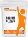 BulkSupplements.com Κιτρικό Νάτριο - Citrate Food Grade, Emulsifier, Flavor Enhancer - Χωρίς γλουτένη, 3g ανά Σερβίρισμα, 1kg (2,2 lbs) (Pack of 1)