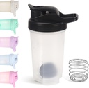 D.Y.A. 16oz Shaker μπουκάλι, Leak Proof Sports Shaker Cups for Protein Shakes, Shaker μπουκάλι για προ προπόνηση και ταξιδέψτε για να πάει, BPA δωρεάν και εύκολο καθαρό shakeer πρωτεΐνης μπουκάλι, μαύρο
