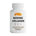 SIRUNES Bovine Collagen Συμπληρώματα για τους άνδρες και τις γυναίκες Ι Υδρολυμένο χόρτο Fed Bovine Collagen Peptides Συμπλήρωμα διατροφής για την κοινή, νευρωνική και οστική υποστήριξη - μη ΓΤΟ, κατά της γήρανσης - 100 κάψουλες