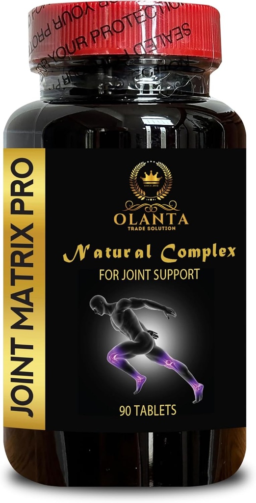 Joint Matrix PRO Complex - θειική γλυκοζαμίνη msm, συμπλήρωμα κοινής υποστήριξης με χονδροϊτίνη για χέρια, πλάτη, γόνατο, και κοινή υγεία - 1 φιάλη