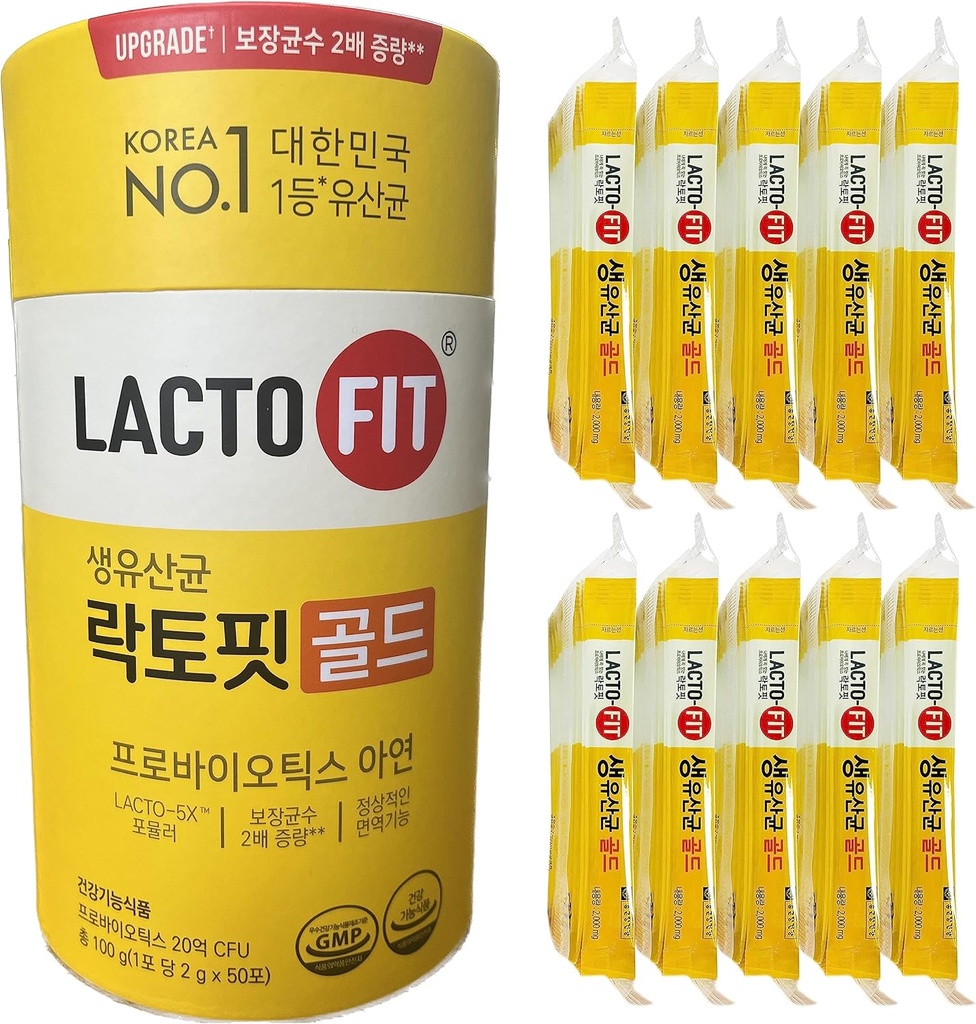 [Chong Kun Dang] Lacto-Fit ProBiotics Gold (1 πακέτο),3.53 oz