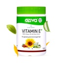 OZiva Plant Based 100% Φυσική Βιταμίνη Ε + Αλόη Βέρα + Λάδι Argan για Λαμπερό Δέρμα & Ισχυρότερα Μαλλιά, 30 κάψουλες Veg, Μη ΓΤΟ