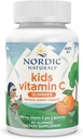 Nordic Naturals Kids Vitamin C Gummies - Tangy Tangerine - 60 Gummies - Vegan Vitamin C Supplement - Children’s Immunity and Antioxidant Support - 250 mg per Serving - 30 Servings