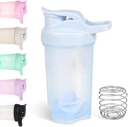 D.Y.A. 16oz Shaker μπουκάλι, Leak Proof Sports Shakes για την πρωτεΐνη Shakes, Shaker μπουκάλι για την προ προπόνηση και τα ταξίδια για να πάει, BPA δωρεάν και εύκολος shakeler πρωτεΐνης μπουκάλι, μπλε