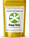 Organic Sulfur Crystals - 99% Pure MSM Crystals, Premium MSM Supplement - Εξαιρετική ποιότητα και απορρόφηση. 1 LB πακέτο.
