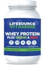 LifeSource Βιταμίνες Whey Plus Πράσινοι & Κόκκινοι Φυτοτροφή (4 κιλά)
