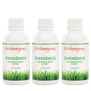 Dr Wheatgrass (Pack of 3) Supershots (30 Day Supply) - Εκχύλισμα Wheatgrass σε ένα μπουκάλι, ισχυρότερη από φρέσκο χυμό και σκόνη Wheatgrass