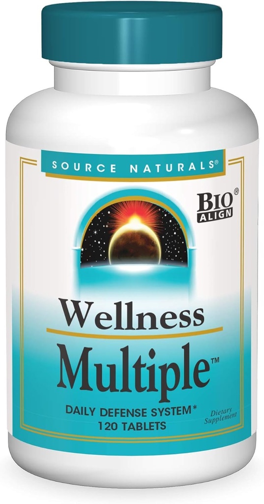 ΠΗΓΕΣ NATURALS Wellness Πολλαπλό δισκίο, 120 Count
