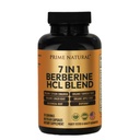 PRIME NATURAL Berberine HCl 600mg Βιολογική Κεϋλάνη Κανέλα 400mg Βιολογική Κουρκουμάς 200mg Βιολογικό Τζίντζερ 130mg Βιολογικό Μηλίτη Μηλίτη Ξίδι 65mg Goldenseal Root 6.5mg Bioperine 3mg 