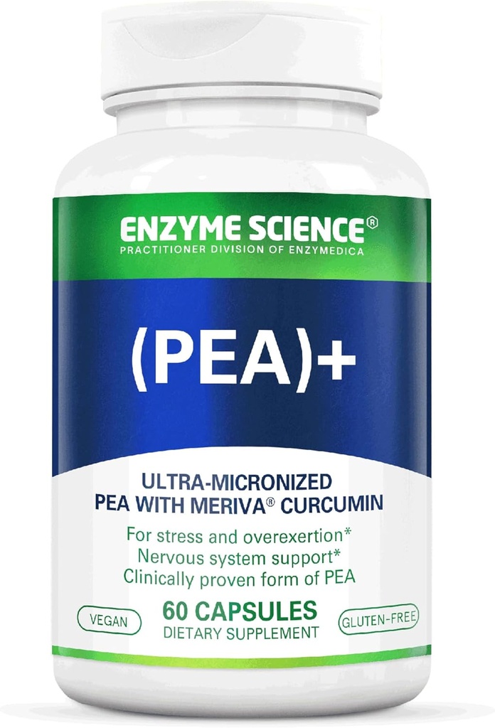 Enzyme Science Pea + Turmeric Curcumin Supplement for Physiological Support Βοηθά στην υποστήριξη νευρικών, ανοσοποιητικών και μυϊκών συστημάτων - 60 κάψουλες