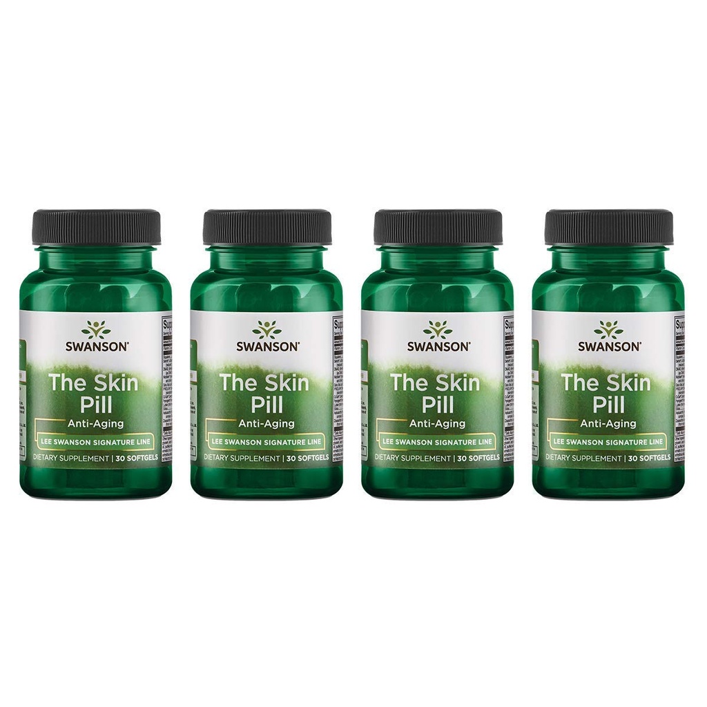 Swanson Signature Line The Skin Pill 30 Softgels (4 Συσκευασία)