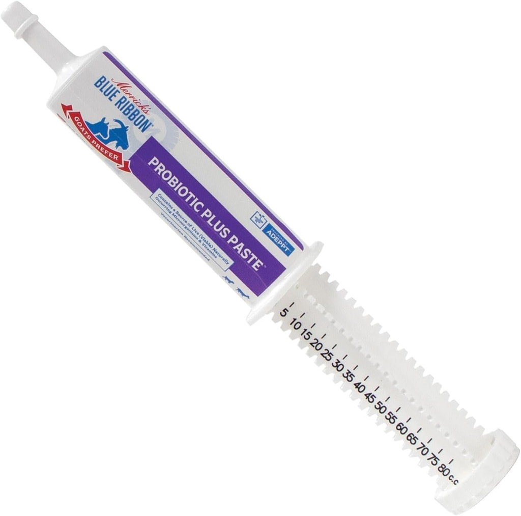 Vet's Plus Bomac Goats Prefer Probiotic Plus Paste Tube Antibiotic Therapy 80cc