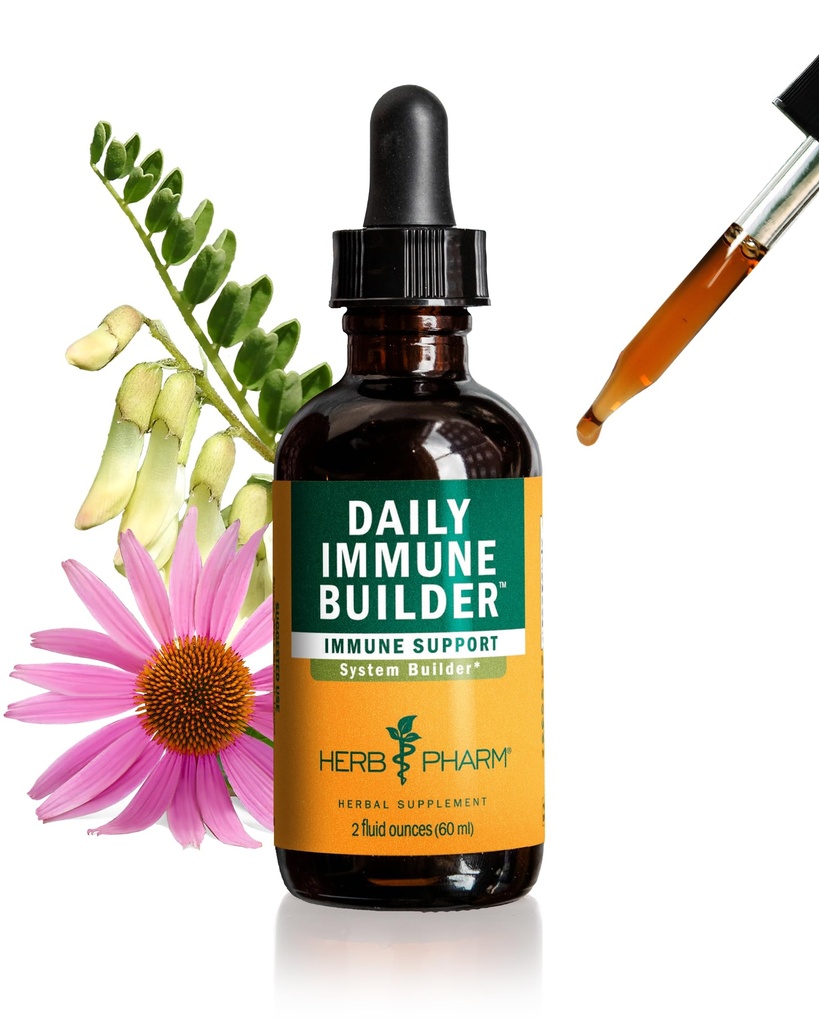 Herb Pharm Daily Immune Builder Herbal Immune System Defense, 2 Oz