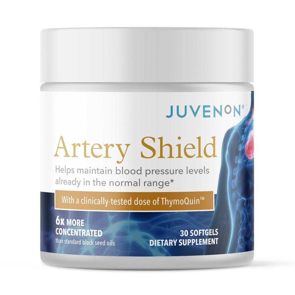 Juvenon Artery Shield - συμπλήρωμα με μαύρο λάδι σπόρων