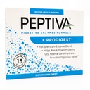 Peptiva Digestive Enzyme Supplement + ProDigest - Βοηθά με το Μπλοκάρισμα, Αέριο, Δυσκοιλιότητα - 15 Count