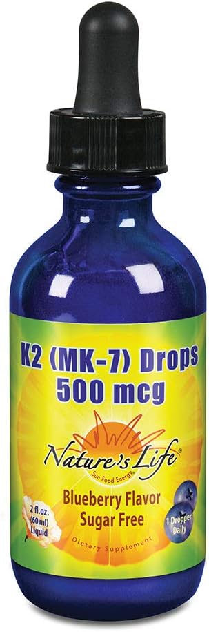 Ζωή της φύσης Βιταμίνη K2 (MK7) σταγόνες, 2 oz