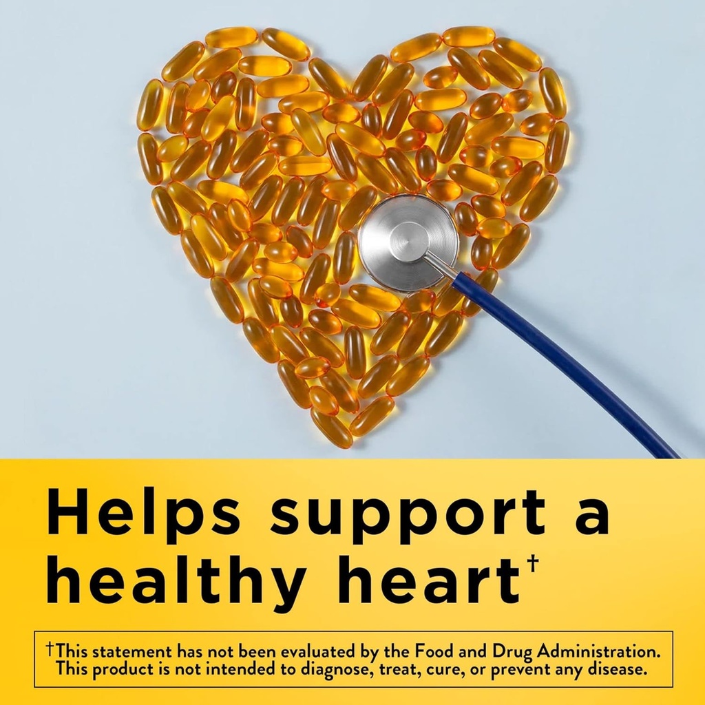 Nature Made Fish Oil Softgels - Ωμέγα 3 συμπλήρωμα για την υγεία της καρδιάς, 230 Softgels, 115 Ημέρα προσφοράς (πακέτο του 2)