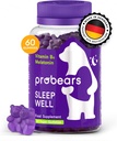 Probears® Μελατονίνη & B6 Gummies for Kids & Adult - Ύπνος Φυσική Μελατονίνη & B6 Βιταμίνη για όλα τα φύλα Ύπνος - Χωρίς γλουτένη, Ζελατίνη-ελεύθερο, Χαλάλ - 60 Count