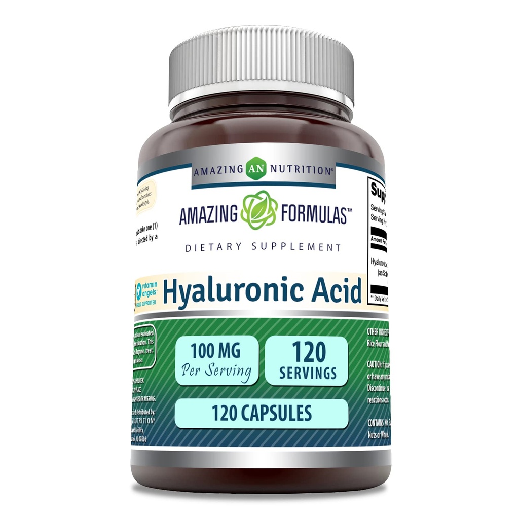 Amazing Formulas Hyaluronic Acid 100 Mg Συμπλήρωμα 