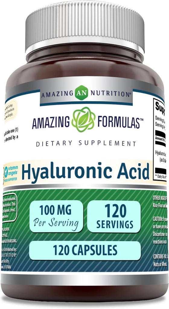 Amazing Formulas Hyaluronic Acid 100 Mg Συμπλήρωμα 
