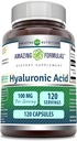 Amazing Formulas Hyaluronic Acid 100 Mg Συμπλήρωμα 