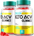 rize labs - Speedy Extreme Keto Plus ACV Gummy για Σύνθετη απώλεια βάρους με Apple Cider Vinegar 2000mg συμπλήρωμα (120 Gummies)